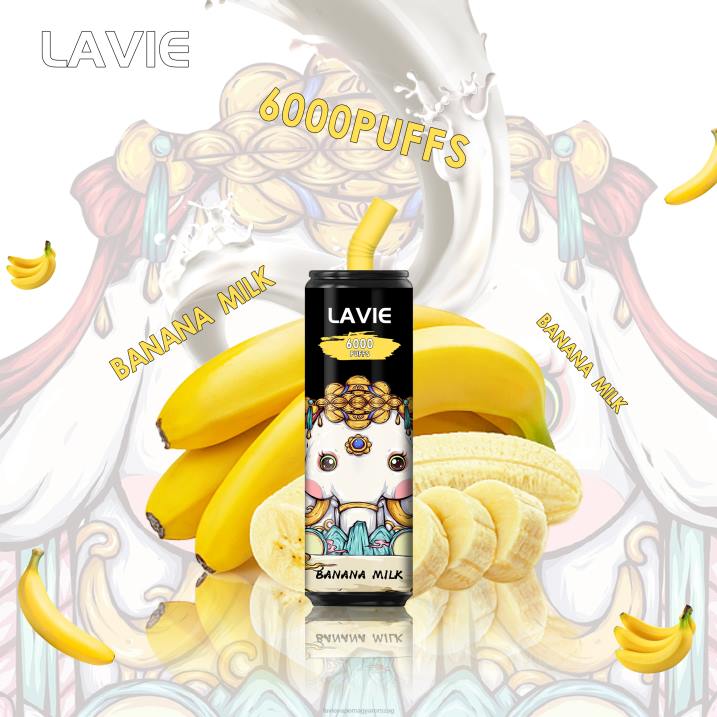 BJV0274 Lavie Vape Ízek | banán tej LAVIE Coke BAR 6000 fújás